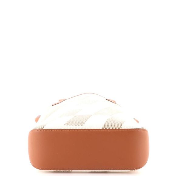 Hermes Cabas H en Biais Tote Canvas with Leather 27 Brown - Picture 5 of 7